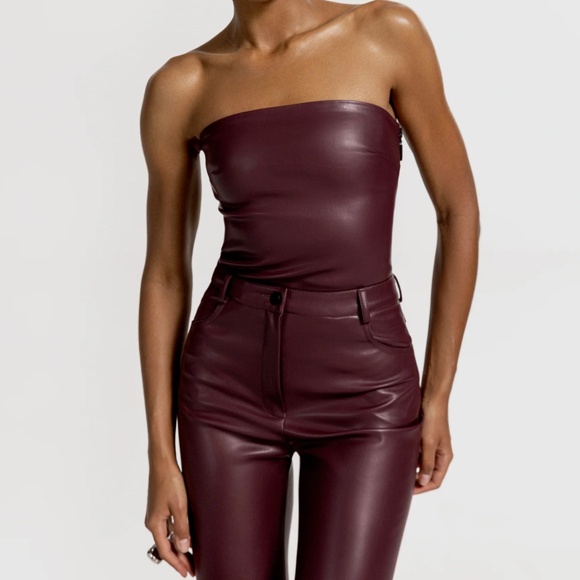 CULTNAKED Killa bandeau in Plum + Killa pants in Plum NEW - Picture 3 of 4